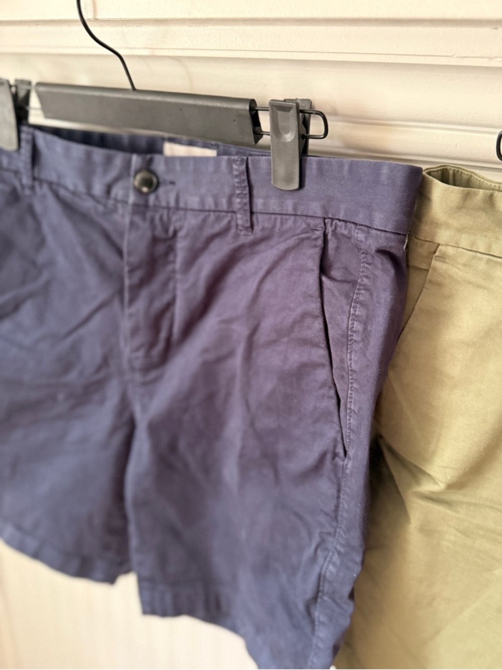 Everlane Men's Cotton Casual Shorts - 31 waist (NAVY)